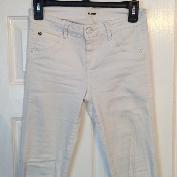 Hudson white jeans
