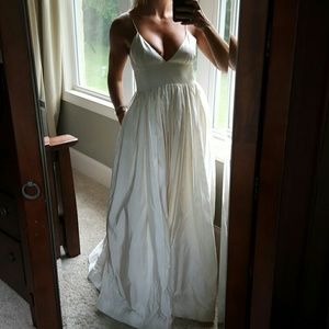 Genevieve Radzimir Silk JCREW Wedding Gown
