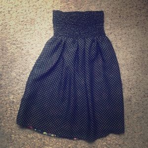 Strapless Dress/ top. Can wear both sides