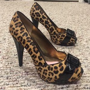 Paris Hilton cheetah heels