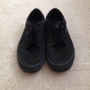 Black Vans size 8.5 .WILL take best offer