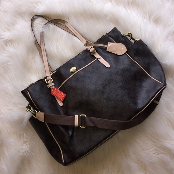 coach peyton diaper bag