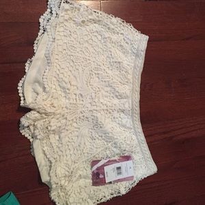 Lace shorts
