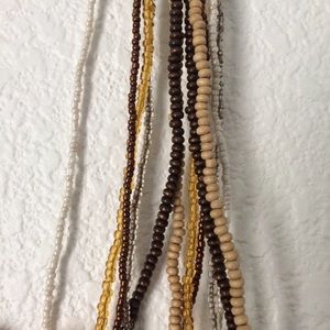 Neutral Toned Beaded Necklace