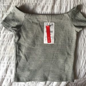 Zara off the shoulder top