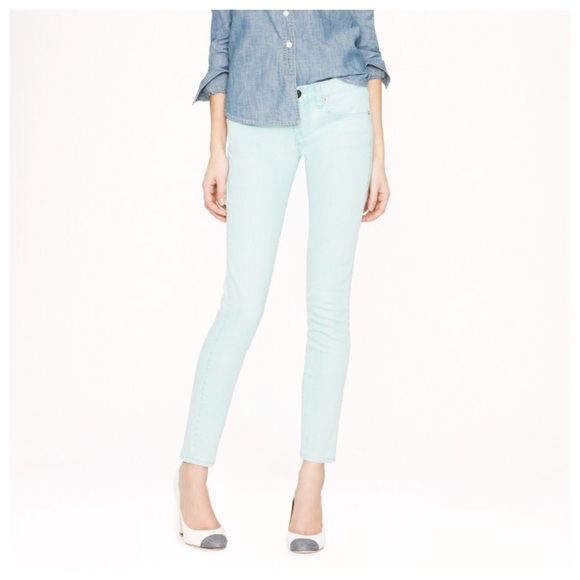 J. Crew Denim - J. Crew skinny Toothpick jeans in mint - 27 tall