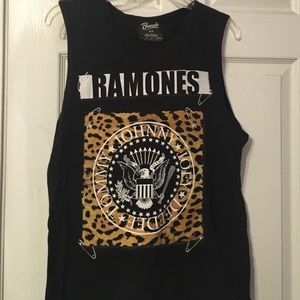 Ramones band muscle tee