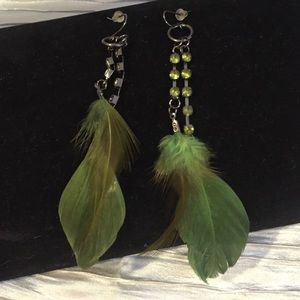 Beautiful new feather earrings