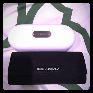 Lot of 2 designer sunglasses cases