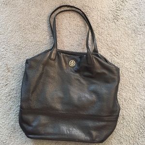 Tory Burch Michelle Tote Black Leather