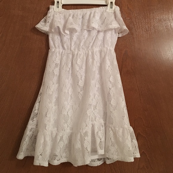 Wet Seal Strapless Lace Dress