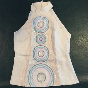 French Connection Beaded Halter