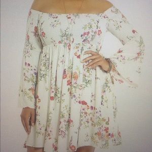 IN SEARCH OF: floral smocked bell sleeve dress