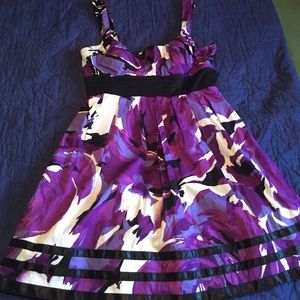 Scoop neck A line dress