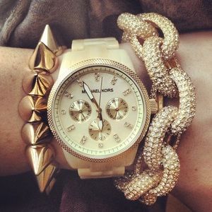 AUTHENTIC J. CREW pave link bracelet