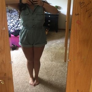 A all jean romper