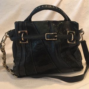 ELLIOTT LUCCA BLACK LEATHER BAG