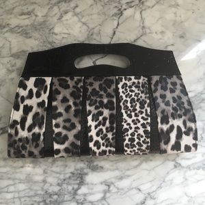 TWO LEFT!! Leopard print clutch/crossbody
