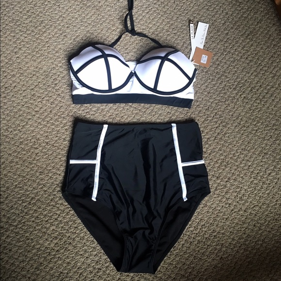 High waisted swimsuit 👙✨