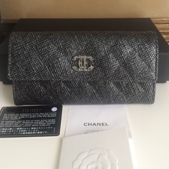 Chanel Pressed Glitter Wallet