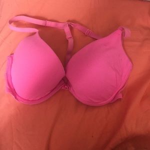 Neon pink VS PINK bra t back