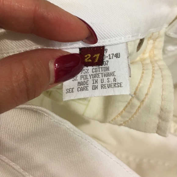 7 for all mankind white jeans 27 - Picture 2 of 4
