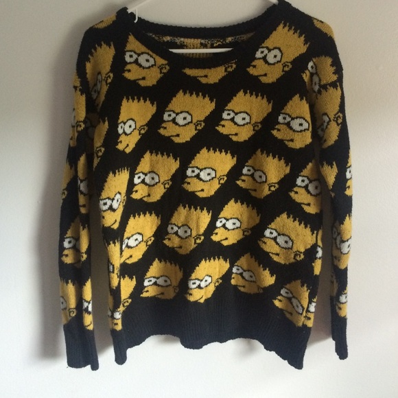 Moschino inspired Bart Simpson Sweater
