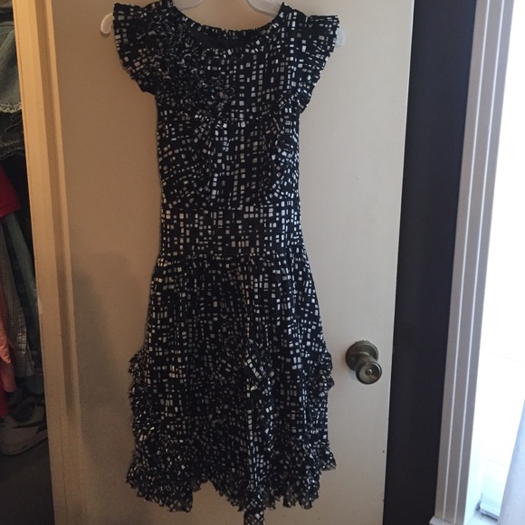 Black and white dress