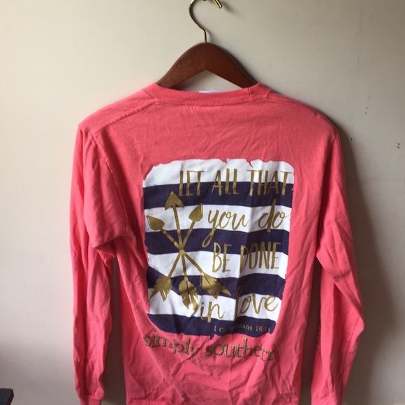 💓SIMPLY SOUTHERN CUTE LONG SLEEVE SHIRT💓