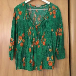 Anthropologie peasant top
