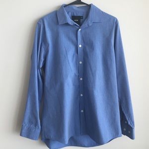 Men's ASOS blue button down shirt