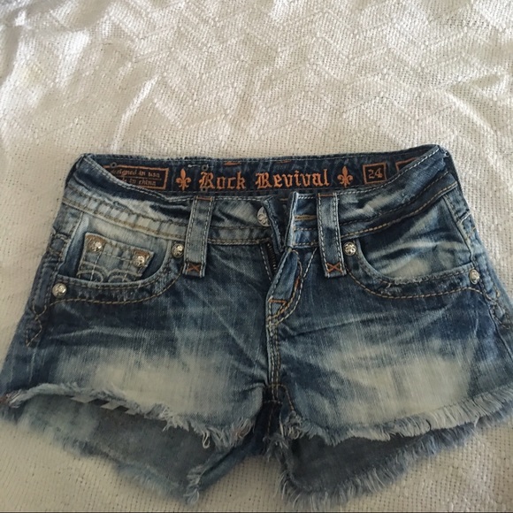 Rock Revival Denim Shorts
