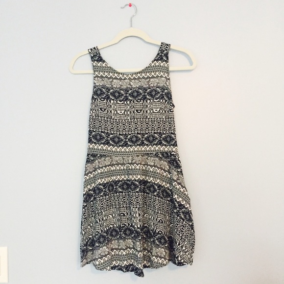Navy and White Sundress