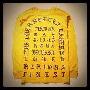 2016 Kanye west Yeezy Tshirt I feel like Kobe