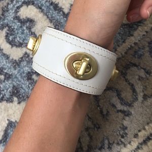 Coach Oversized Leather Cuff