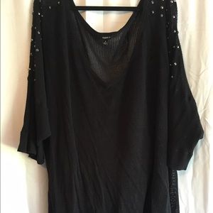 Torrid Size 5 sweater with spiked shoulders