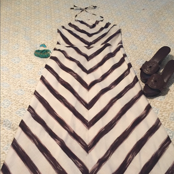 Ann Taylor linen maxi dress