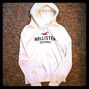 Hollister White Hoodie