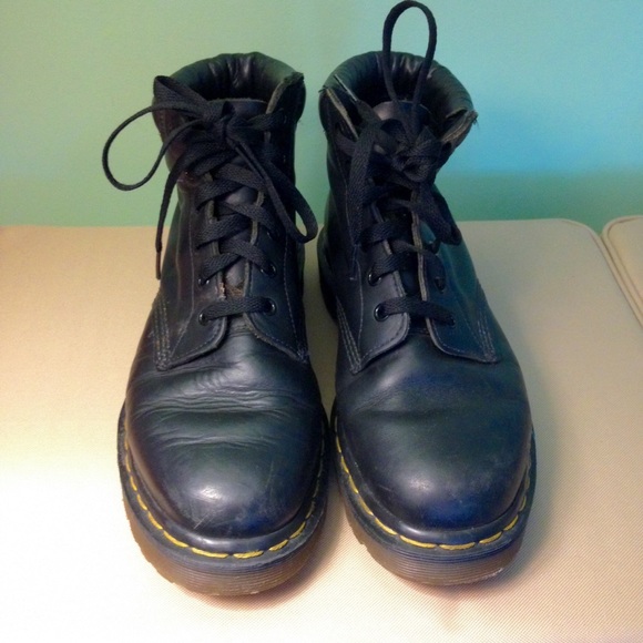 Vintage black Doc Martens boots, made in England