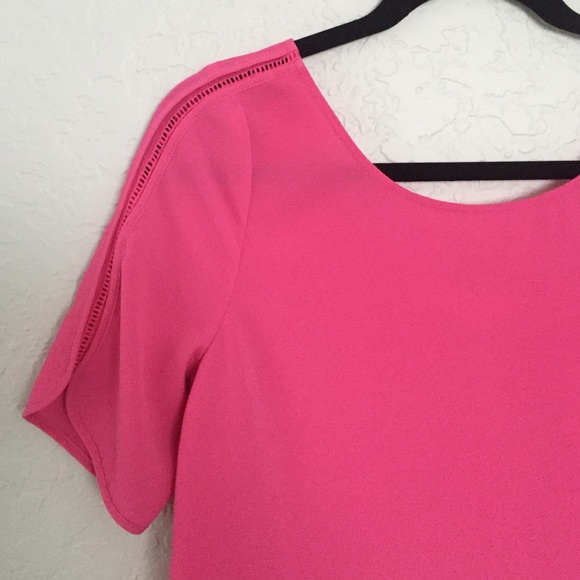 Cooper + Ella pink blouse, great details