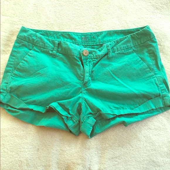 Green American Eagle Shorts