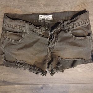 Free People Distressed Shorts