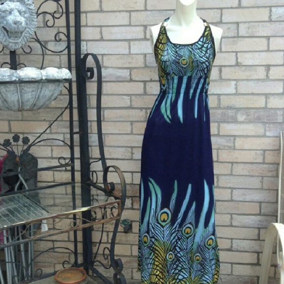 Boho feather dress!