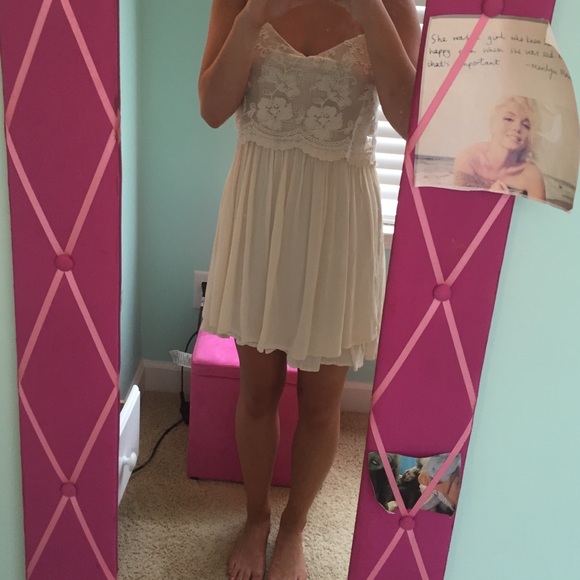 Cream dress