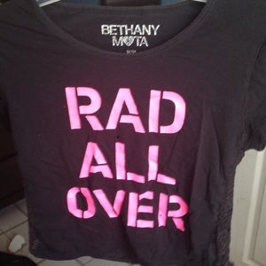 Black crop top from Aeropostale