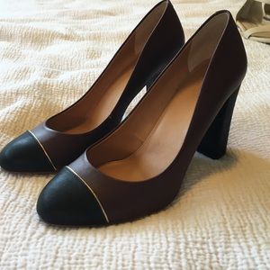 J Crew Cap Toe Etta Pumps