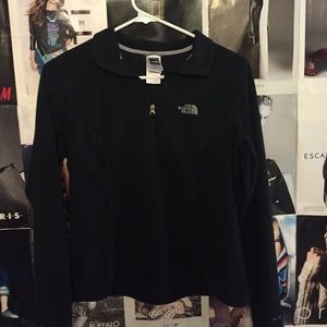 North face light fleece pull over