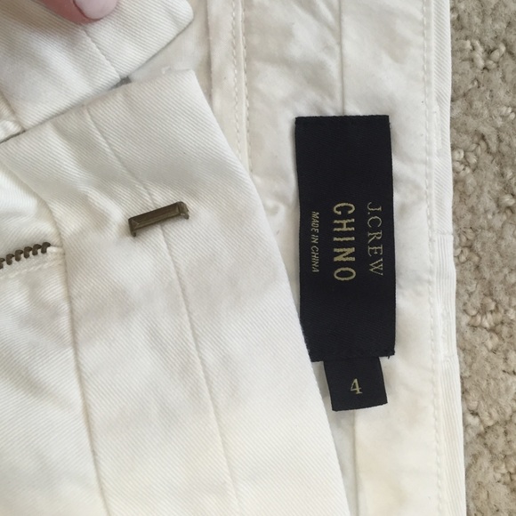 J. Crew white chino shorts - Picture 3 of 3