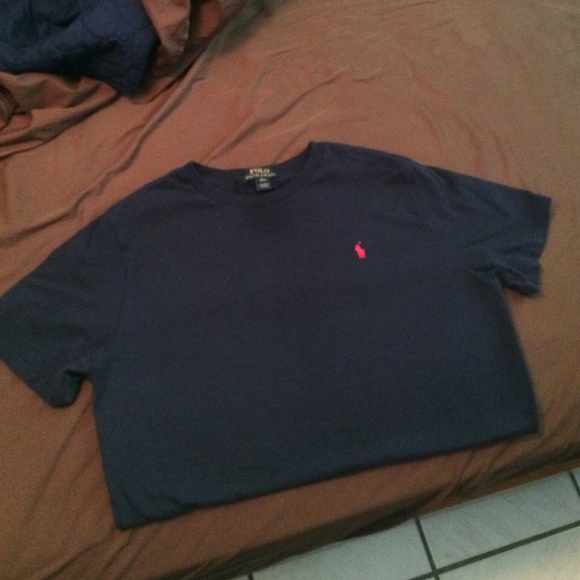 Polo navy blue t-shirt - Picture 1 of 3
