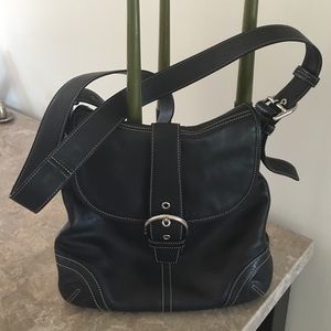 COACH Black Leather SOHO